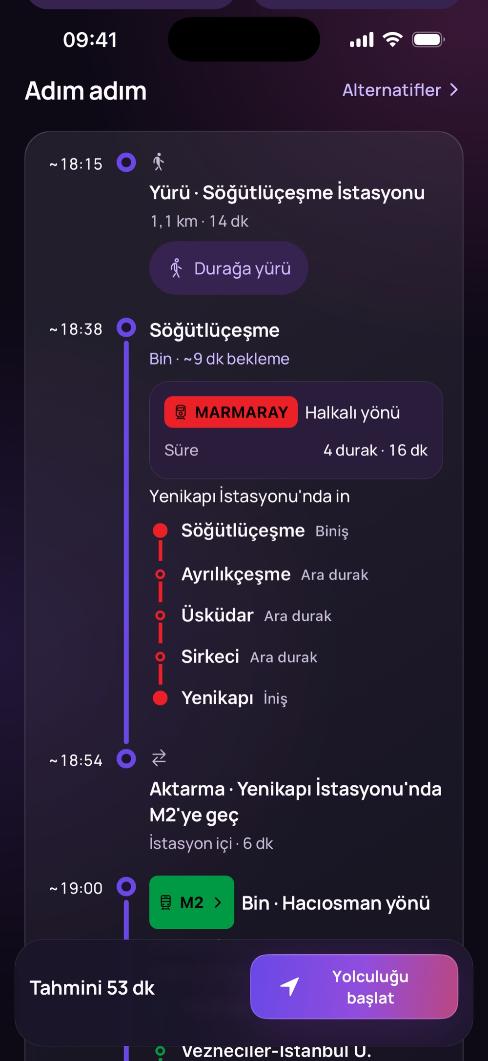 Adım adım